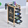 Carro Carrito de Peluquería Salón Envío Gratis Carrito de Belleza Barbería Herramienta para Permanente Tinte de Cabello Carro