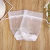 Bolsa de gasa bolsa de malla bolsa de embalaje transparente artículo disponible cristal mineral nano perla almacenamiento bolsa de fondo redondo protección ambiental