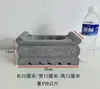 Mesa de chá pequena estilo Zen base de castiçal de pedra incensário frente de túmulo ao ar livre para queimar incenso Mármore Branco Pedra Verde Ornamento Retangular