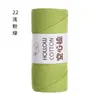 Hilo de Algodón Hueco de 2 mm para Bolsas de Ganchillo DIY Bolsa Tejida a Mano Hilo Redondo Hilo Perlado Hilo de Lana