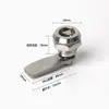 Cerradura mecánica de puerta de acero inoxidable 304 Haitan MS705 cerradura de lengüeta giratoria de motor triangular para exteriores cerradura de chasis de gabinete eléctrico