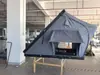 Nueva Tienda de Techo Triangular Diagonal de Aleación de Aluminio para Acampar con Balcón, Adecuada para SUVs Todoterreno y Vehículos de Viaje Independiente