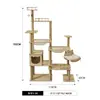 Rascadores de madera para gatos, postes de repuesto, suministro directo del fabricante, postes de sisal, rascadores altos, marcos rascadores para gatos, suministro transfronterizo directo