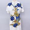 Encaje bordado estilo nacional bordado de fénix encaje soluble en agua aplique procesamiento cheongsam accesorios de ropa de mujer accesorios textiles