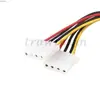 Fonte de Alimentação de Computador 4 pinos IDE Grande 4 pinos Fêmea para SATA Macho Adaptador de Pino 4P para 15P para Alimentação de Drive Óptico Fio de Cobre