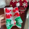 Nuevo Listón Navideño Borde de Terciopelo Blanco Empaque de Caja de Regalo DIY Accesorios para el Cabello Hechos a Mano Pasador Moño Material Accesorios