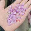 Pétalos de cristal de hortensia de 8 mm, accesorios de joyería hechos a mano, horquilla antigua, material para tocado, venta al por mayor