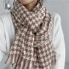 Bufanda para Invierno Estudiantes Chicas de Preparatoria Chicas de Secundaria Sentido Otoño e Invierno Bufanda a Cuadros para Hombres Estilo Japonés Engrosada Cálida