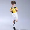 Traje de Coro Infantil 1 de Junio Pantalones con Tirantes para Niño Traje de Vestido con Lentejuelas Traje de Recitación de Poesía Infantil