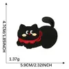 Nuevo Parche Autoadhesivo de Animales de Dibujos Animados Gato Payaso Parche Bordado Accesorio Hecho a Mano Parche de Tela