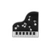Serie de Nueva Música Creativa Juego de Insignias Violín Radio Fonógrafo Disco Piano Insignia de Modelado