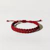 Nueva pulsera de mano tejida a mano de playa multicolor, pulsera para pareja para estudiantes de campus, hombres y mujeres, pulsera impermeable de cuerda encerada en stock