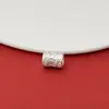 Plata de Ley 999 Plata Pura Cuentas Espaciadoras de Pez Koi Pulsera de Cuerda Trenzada Hecha a Mano DIY Caparazón de Tortuga Carruaje de Calabaza Nubes Propicias Cuentas Tipo Barril Accesorios de Plata