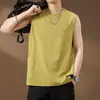 Nuevo Chaleco de Moda Casual Transpirable sin Mangas para Hombre de Verano, Holgado, Deportivo, Camiseta Interior