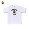 Camiseta Masculina de Manga Curta com Estampa de Letras Camuflada para Primavera e Verão 110010K