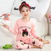 Conjunto de Ropa de Otoño para Niños, Algodón Puro, Conjunto de Ropa Interior Térmica para Niños, Pijamas de Invierno para Niños, Tops y Pantalones Térmicos para Niñas