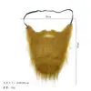 Barba Falsa Divertida Barba Falsa Bigote de Gato Falso Decoración de Disfraz Cosplay Suministros para Fiesta de Halloween Navidad