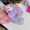 2025 Estilo Caliente Bolso Transparente de Gelatina Bolso Satchel Mini Bolso Bolso Pequeño para Niños Popular Chica Lindo Bolso Pequeño de Hombro