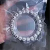 Semillas de Bodhi Estrella Luna Natural de Hainan, Cuentas Lisas Blancas de Alta Densidad Luna Nueva Tipo Antiguo Regular, Cuentas Sueltas para Bricolaje, Pulsera de Cuentas de Buda de 108 Cuentas