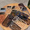 Adequado para Apple 18 Pro Max, capa de celular magnética transparente olho de águia, iPhone 17, design premium, série 14, capa protetora à prova de quedas