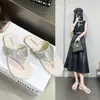 Gaomeilun Wooohu Transfronterizo Nueva Moda Brillante Diamante Gama Alta Mujer Impermeable Chanclas