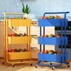 Estante de almacenamiento con carrito para el suelo, cocina, baño, dormitorio, inodoro, estante de almacenamiento móvil, estante de almacenamiento para refrigerios, cocina