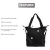 Bolso bandolera de moda europea y americana, muy popular en Amazon, bolso de almacenamiento de moda, fuente de fábrica, procesamiento de bolso de nailon de color sólido.