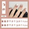 Drill wear armor gelo cor transparente flash Diamond 24 unhas postiças boxed terminado por atacado comprimidos de manicure de alta qualidade