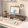 Prateleira de Armazenamento para Mesa de Computador Prateleira Elevada de Armazenamento para Dormitório de Computador Prateleira de Armazenamento para Mesa de Computador de Quarto Suporte Elevador de Altura para Monitor Armazenamento