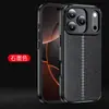 Wlons Es Adecuado para Funda de Teléfono Móvil Iphone18, Funda Trasera Apple 17Pro, Funda Anti-Caída con Patrón de Cuero de Lichi Ip16