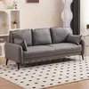 Sofá de luxo leve para salas pequenas, sofá simples de dois ou três lugares para apartamentos, lojas de roupas, imóveis para aluguel, áreas de descanso e áreas de recepção