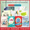 Saco de embalagem de líquido de lavanderia personalizado portátil de lavanderia líquido saco de bico de sucção Perm creme detergente auto-portante saco de embalagem de bico de sucção