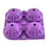 4 moldes de gelo de silicone para hóquei no gelo criativos cubo de gelo redondo de silicone cubo de gelo de silicone máquina de gelo 4 cubos de gelo redondos uniformes em estoque