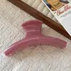 Nuevo Pasador de Pelo de Calabaza de Gama Alta para Primavera y Verano con Hebilla de Mariposa Curva Simple, Pinza de Tiburón Grande para Cabello Grueso, Accesorio para el Cabello de Mujer