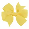 Accesorios para el cabello de niños zapatos y sombreros suministro de ropa caliente costilla de cola de milano en forma de V con lazo sin pasador 30 colores
