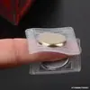 Botão Magnético de PVC Forte Botão Magnético DIY Bolsa Fecho Oculto Roupas Botão Magnético Invisível para Cortina Fecho Magnético Revestido