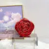 Bolsa Acrílica Elegante Flor Rosa da Moda Mais Vendida Sensação de Alto Padrão Muda Batom Bolsa Transversal Clutch