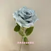 Rosa Diamante Simulada de Galho Único Arranjo Floral para Guia de Caminho de Casamento Arranjo Floral Decoração Hotel Floral Decoração Suave Flor Artificial Atacado