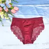 Bragas de Encaje Europeas y Americanas de Comercio Exterior Transfronterizo para Mujer, Sexy de Cintura Baja Talla Europea y Americana, Tangas de Encaje Transparentes con Patchwork