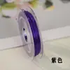 Hilo Elástico Plano de Seda de Colores Hilo para Cuentas Hecho a Mano DIY Hilo para Joyería de Cristal Alambre para Cuentas Resistente al Desgaste Material Accesorios para Joyería