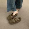 Zapatos de Hada de Piel Estilo Francés para Mujer, Nuevo Modelo Invierno 2026, Zapatos Mary Jane Bajos Dulces y Versátiles con Lazo