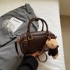 Bolso Pequeño Retro de Gama Alta para Mujer 2025 Nueva Moda Bolso Cruzado Versátil Exquisito Súper Popular Bolso de Hombro Bolso de Bowling