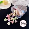 Clip de Pinza Pequeña de Garra Mini Flor de Dibujos Animados de Alto Valor Clip para Mechones Sueltos Flequillo Lateral Clip para el Cabello de Corazón de Conejo Accesorios para el Cabello para Mujer Tocado