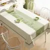 Mantel Minimalista Impermeable a Prueba de Aceite Lavable Esterilla de Mesa Rectangular para Mesa de Comedor Tela de Mesa de Café de Lujo Ligero de Gama Alta para Uso en el Hogar
