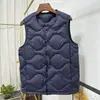 Chaleco de plumón para hombre Otoño/Invierno 2025 Moda Cuello en V Sin mangas Forro de plumón Plumón de pato blanco Chaleco Versátil
