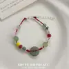 Nuevo brazalete de hebilla de paz estilo chino, diseño de nicho, moderno y versátil, con un toque de alta gama, adecuado para el uso diario, joyería tejida a mano para mujer