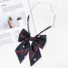 Accesorios para Camisa Rayas Rojas Estilo Estudiante Japonés Estilo Preppy Jk Lazos Lazos Femeninos Uniforme de Marinero Uniforme Académico Lazos