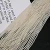 Agujero Recto Blanco Crema Alto Brillo Perla de Imitación Cuentas Sueltas Hecho a Mano DIY Joyería Pulsera Tobillera Accesorios para Suéter Collar Al Por Mayor