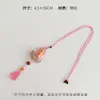 Nuevo Producto para el Festival de Mediados de Otoño Serie Rosa-Morado Xinyou Bolsita Colgante Navideño para Coche Colgante de Puerta Decoración con Bolsita Aromática Materiales Florales DIY