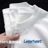 Camiseta Unisex de Algodón Puro Pesado Cuello Redondo Manga Corta Estilo Chino Verano Tendencia Capa Base Ins Camiseta Manga Corta